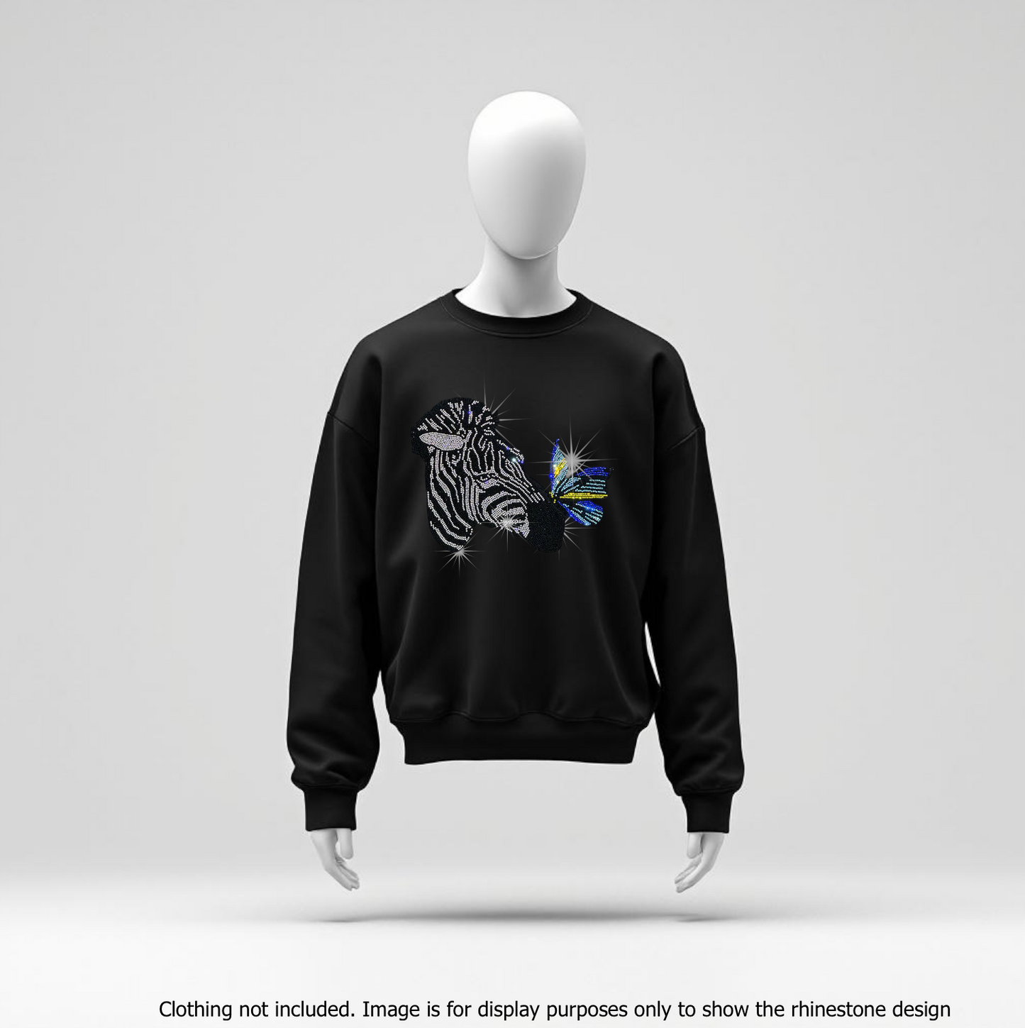 23032 Zebra with butterfly