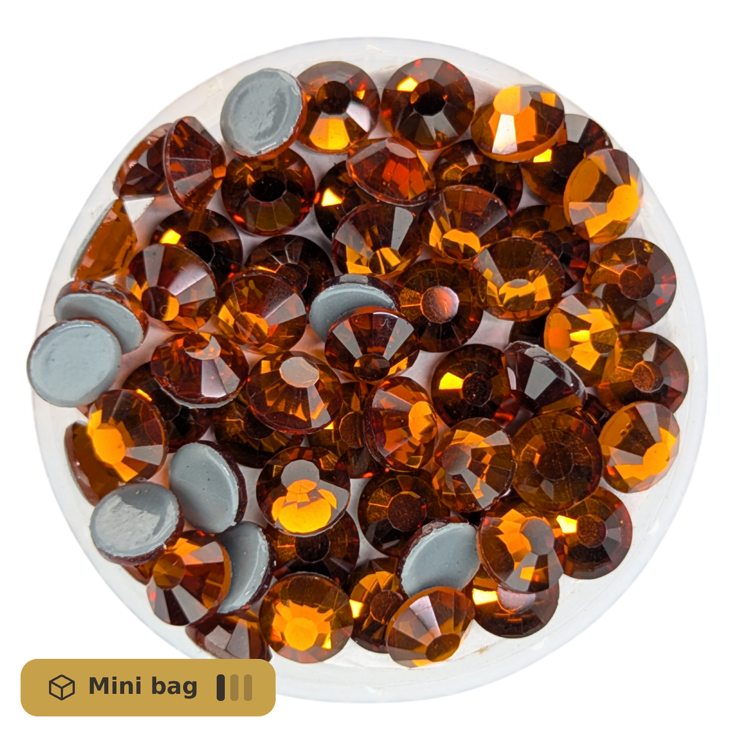 CrystAX Brown Hot-fix Mini Bag