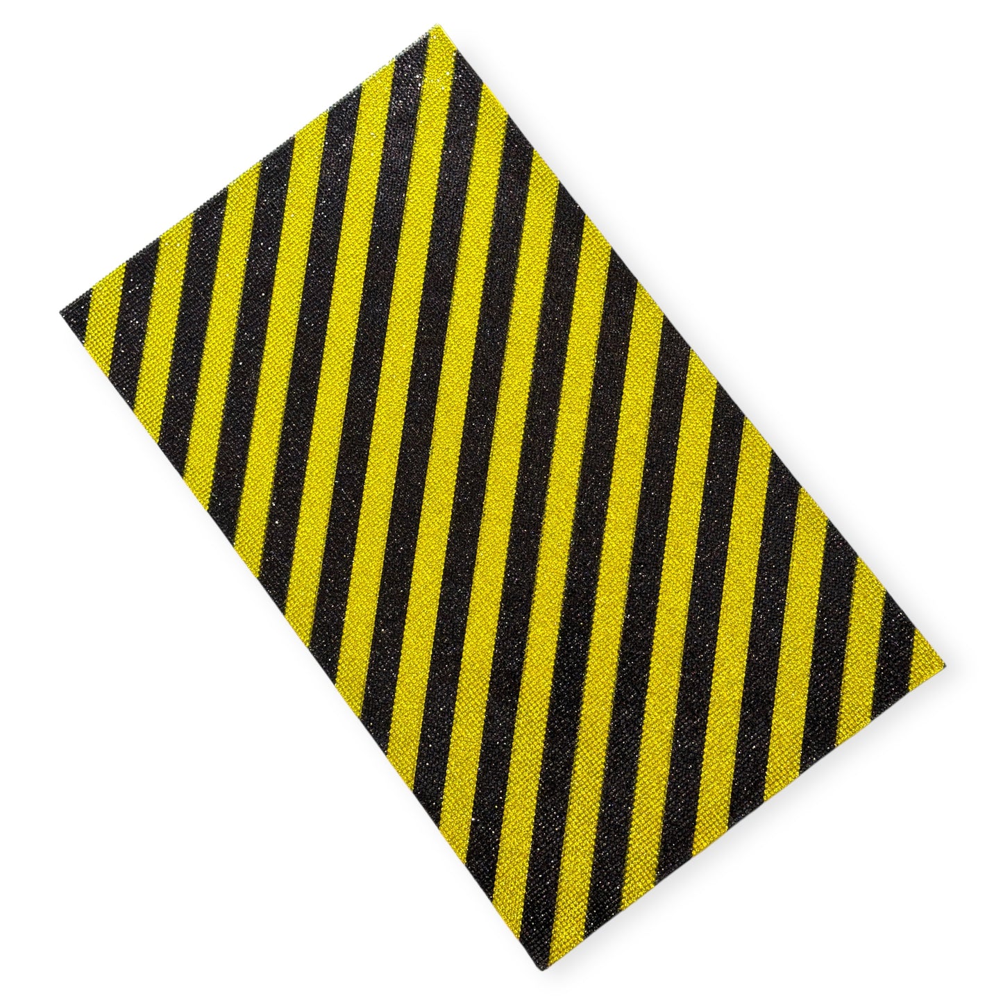 Hot-fix Rhinestone Caution Stripes Sheet 9.5 inch x 15.5 inch