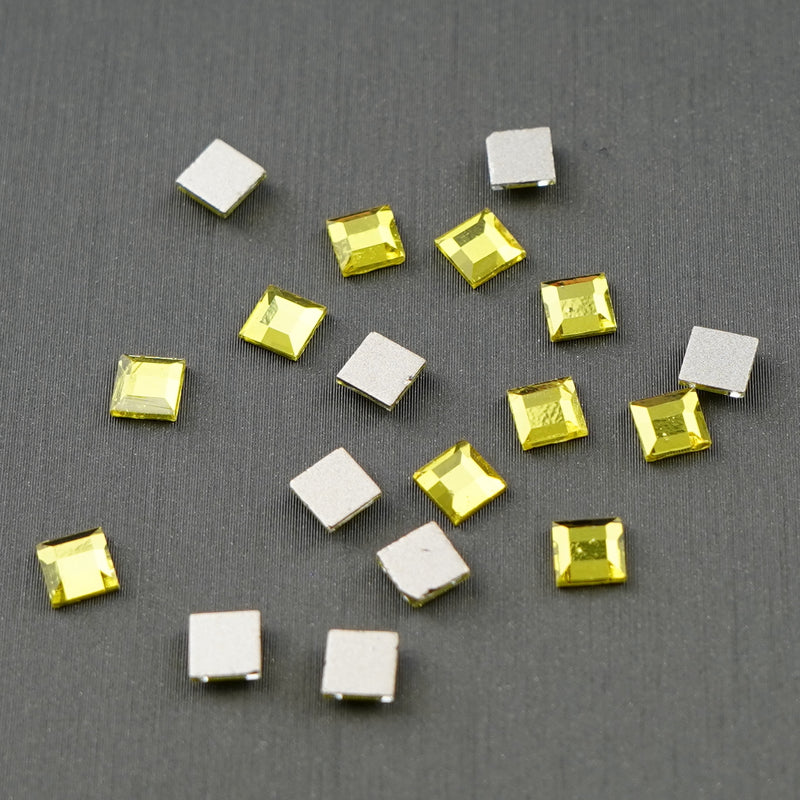 Square shape Rhinestone 4x4mm NON Hot-fix Mini Bag 2311