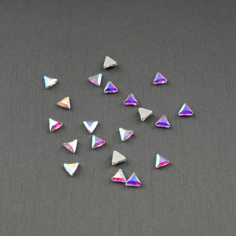 Triangle shape Rhinestone 3x10mm NON Hot-fix Mini Bag -2253-