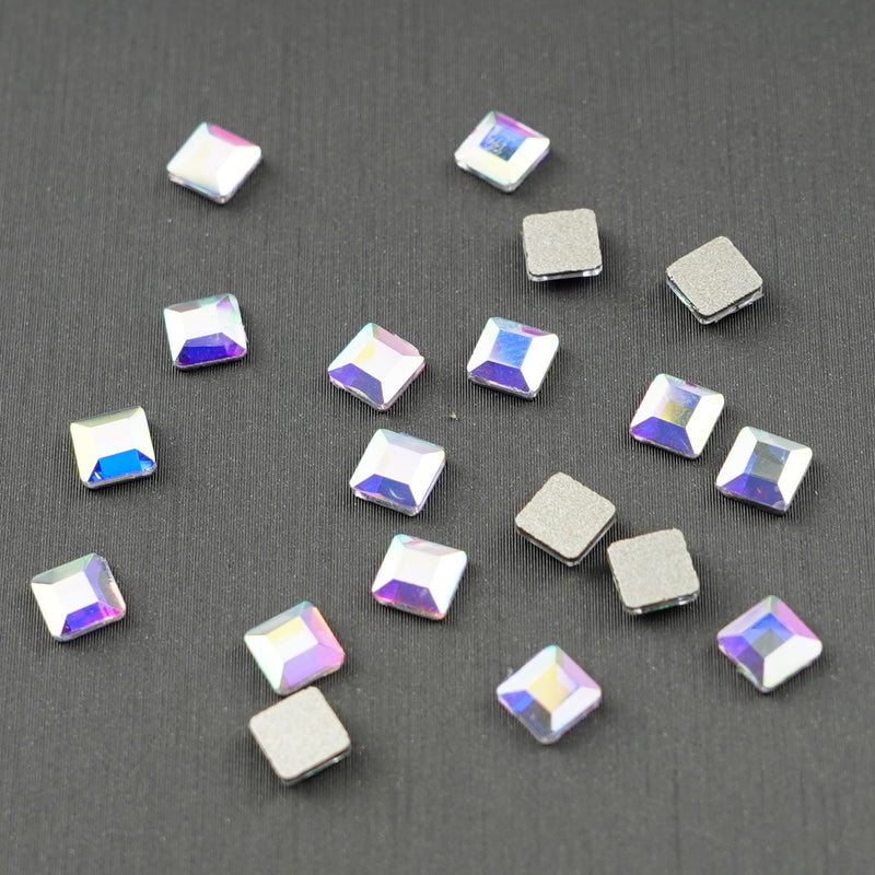 Square shape Rhinestone 4x4mm NON Hot-fix Mini Bag 2311