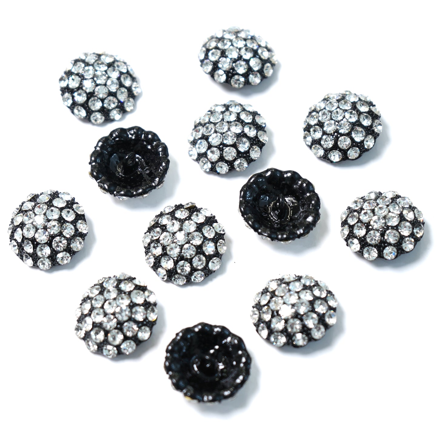 Rhinestone Round Button 204-11