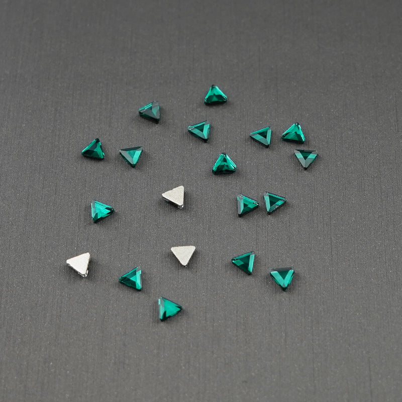 Triangle shape Rhinestone 3x10mm NON Hot-fix Mini Bag -2253-