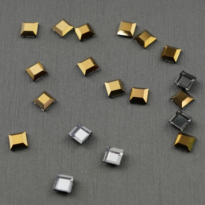 Square shape Rhinestone 4x4mm NON Hot-fix Mini Bag 2311