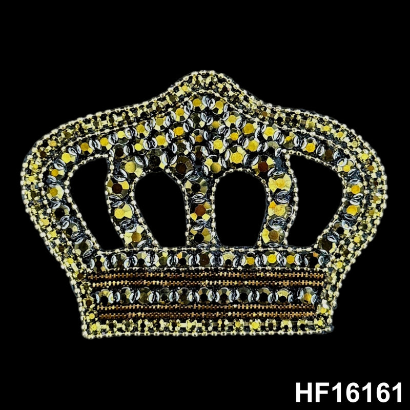 3D Hot-fix Iron on Rhinestone Patch