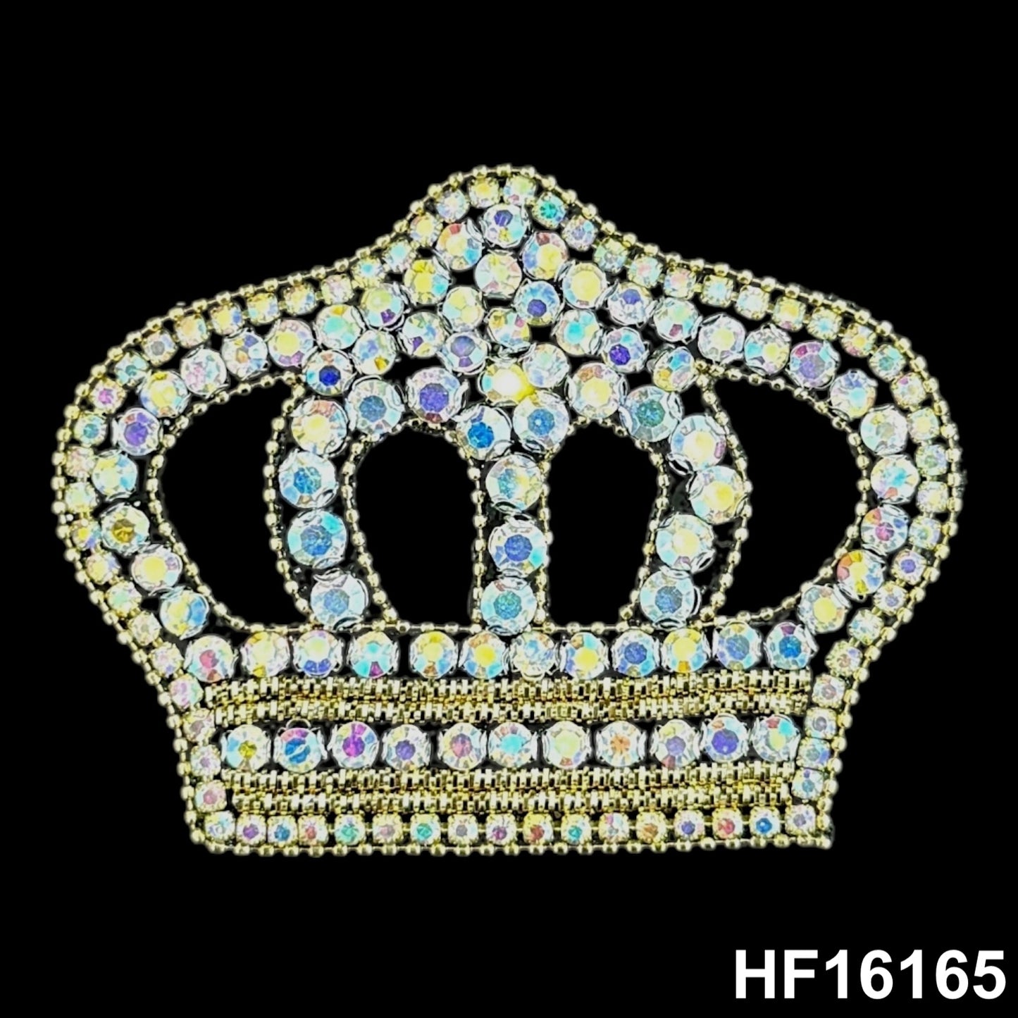 3D Hot-fix Iron on Rhinestone Patch