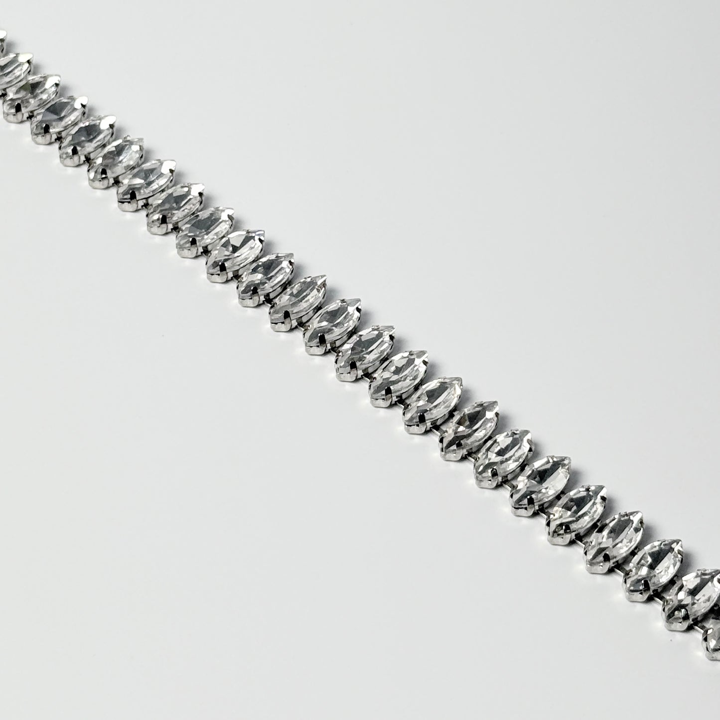 Rhinestone Trim by yard 7*15 Navette-10Y