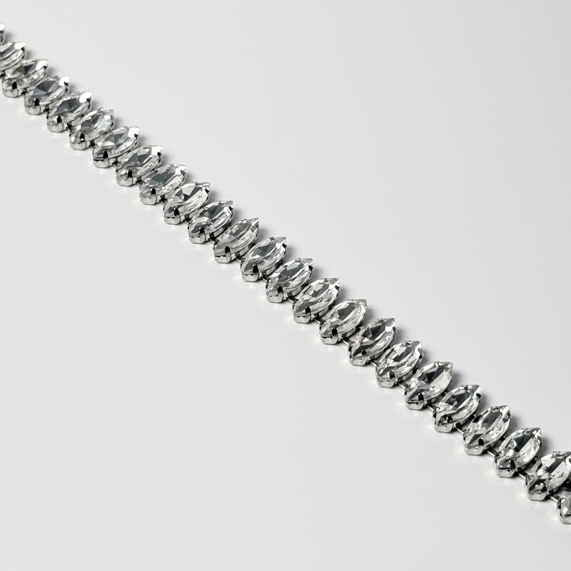 Rhinestone Trim by yard 7*15 Navette-10Y