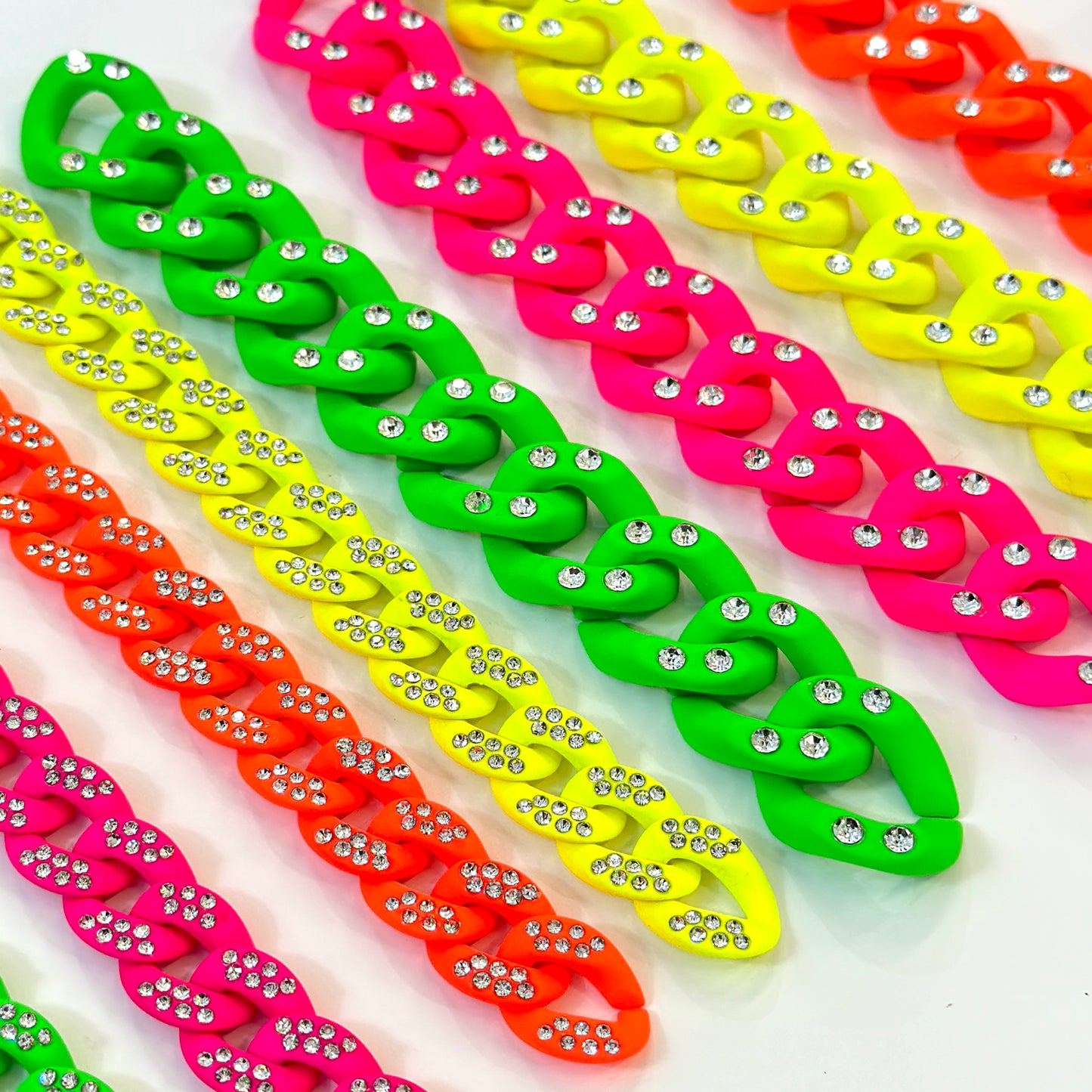 Rhinestone Crocs chains