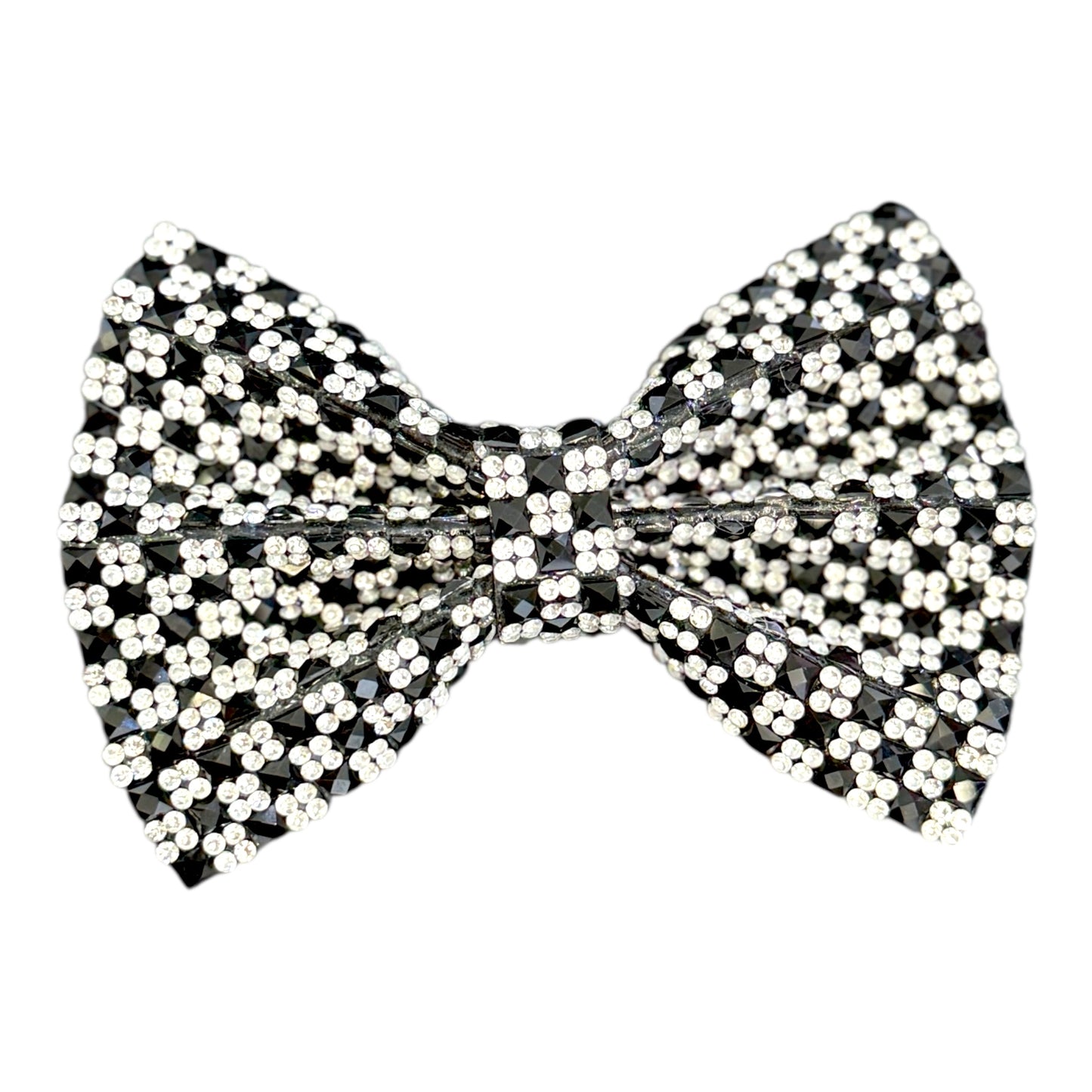 Rhinestone Checker Bow 404699