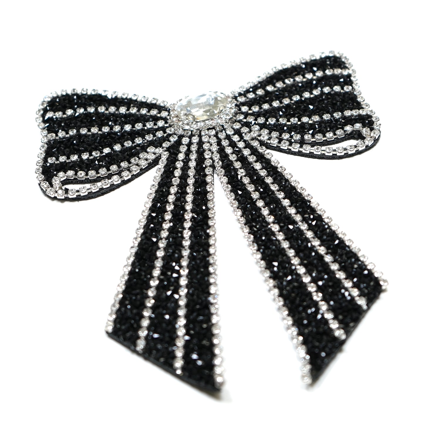 Rhinestones Bow sew on 2404