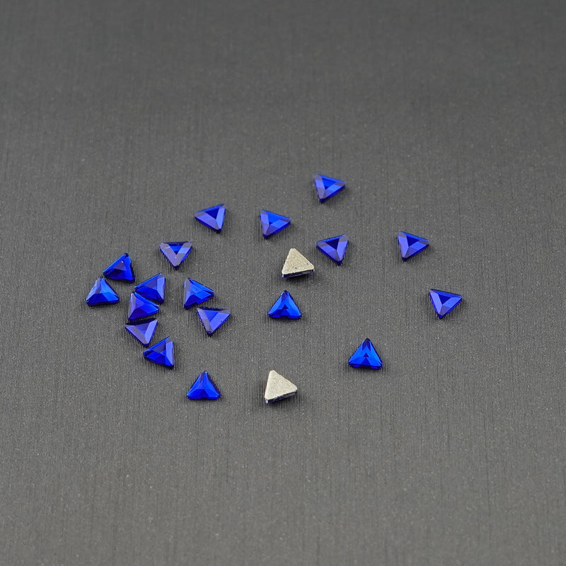 Triangle shape Rhinestone 3x10mm NON Hot-fix Mini Bag -2253-