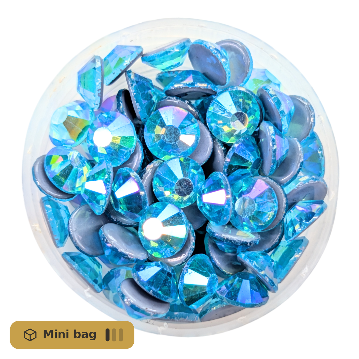 CrystAX Aquamarine AB Hot-fix Mini Bag