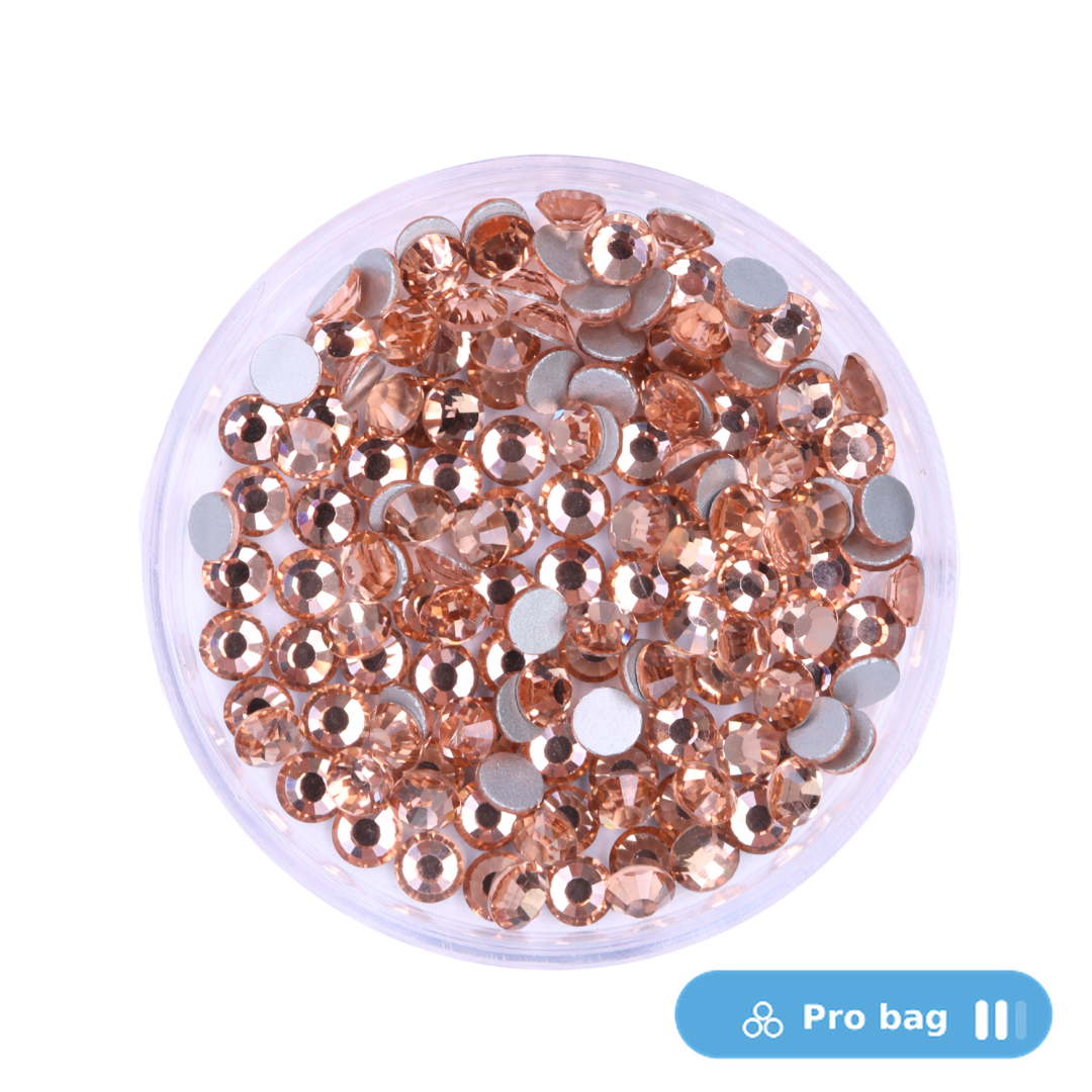 CrystAX Lt Peach Non Hot-fix Pro Bag *