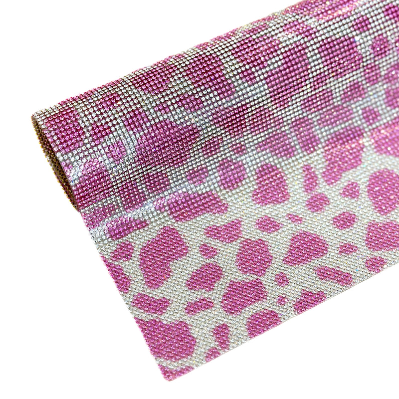 Hot-fix Animal Patterned Rhinestone Sheet 9.5 inch x 15.5 inch