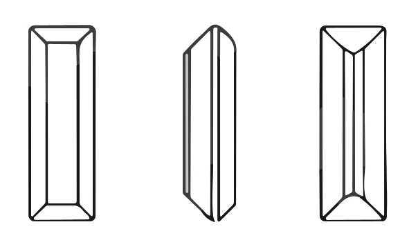 Rectangle 2.5x5mm NON Hot-fix Mini Bag 2361