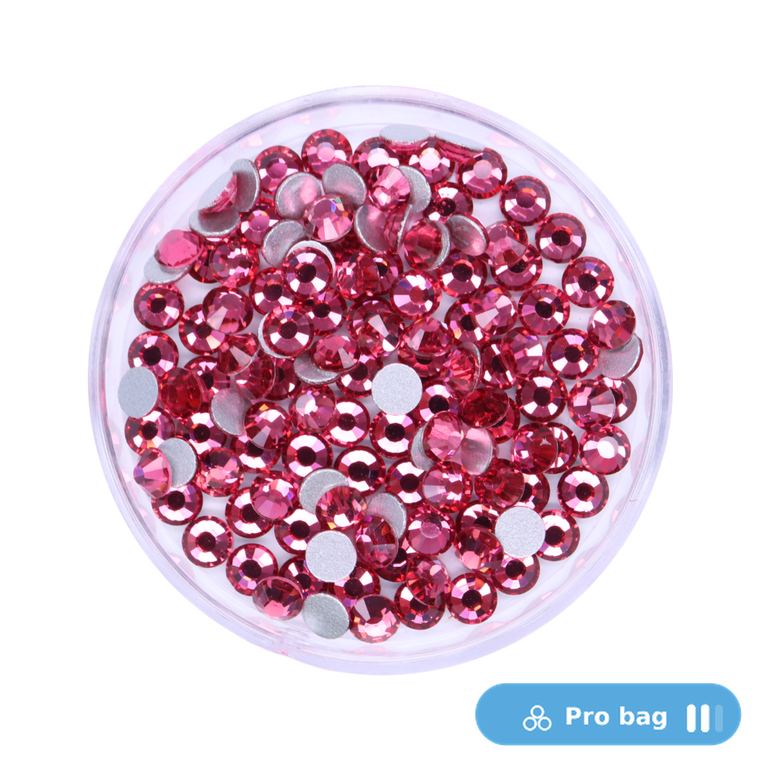 CrystAX Rose Pink Non Hot-fix Pro Bag **