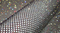 AF11-Strech Intense Rhinestone Fabric 30 cm x5 Meter / 11.8