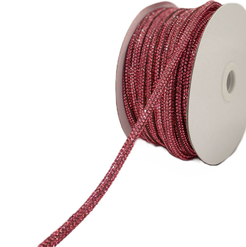 6MM Rhinestone Rope By Roll | 20 Yards