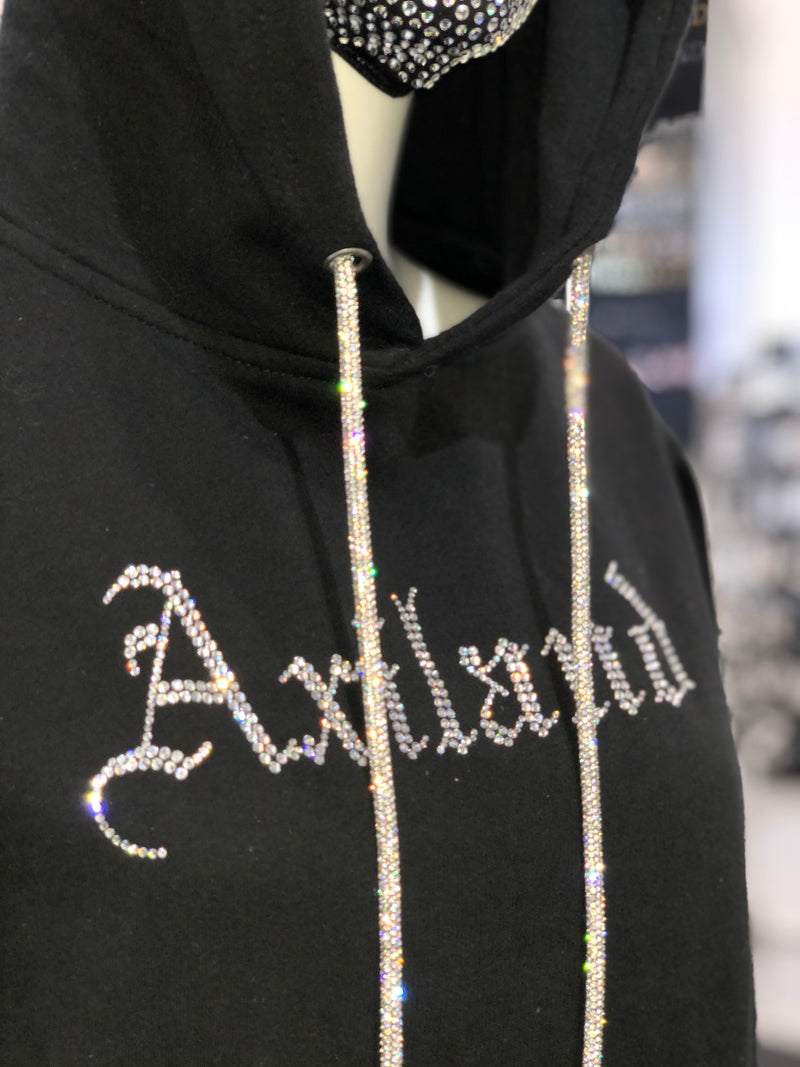 Rhinestone Hoodie String