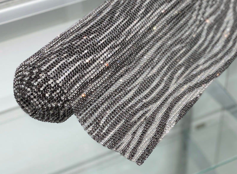 Hot-fix Aluminum-Based Rhinestone Roll 17 1/2  in x 46 in (3MM)