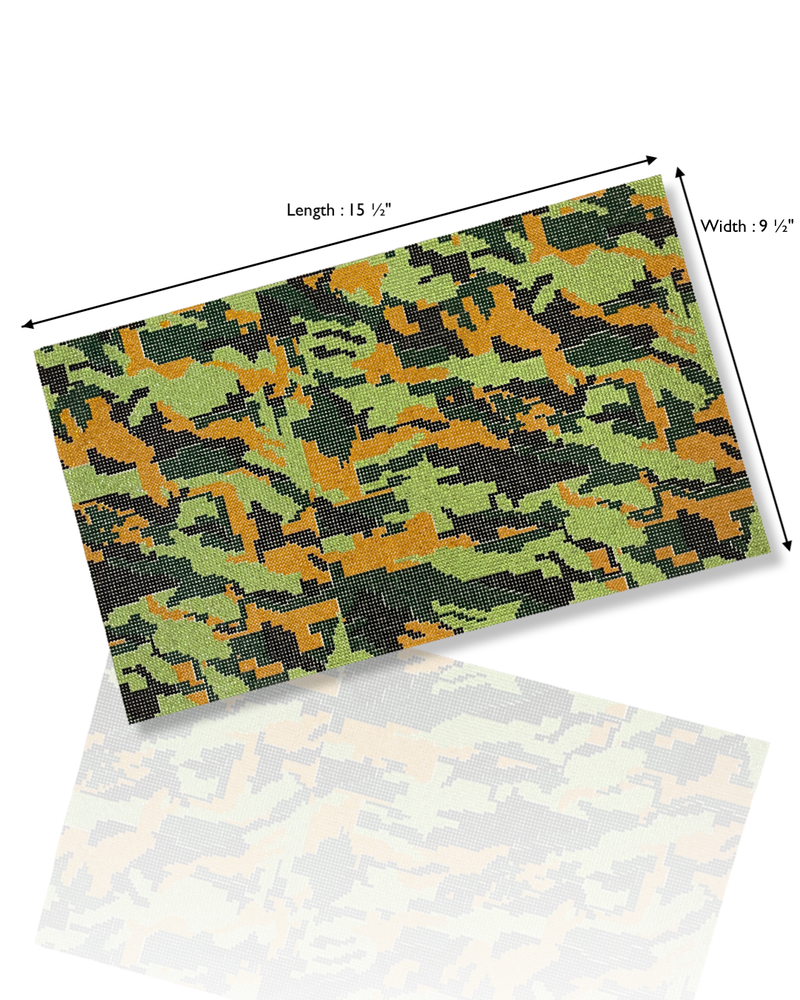 Hot-fix Camouflage Rhinestone Sheet 9 1/2 in x 15 1/2 in