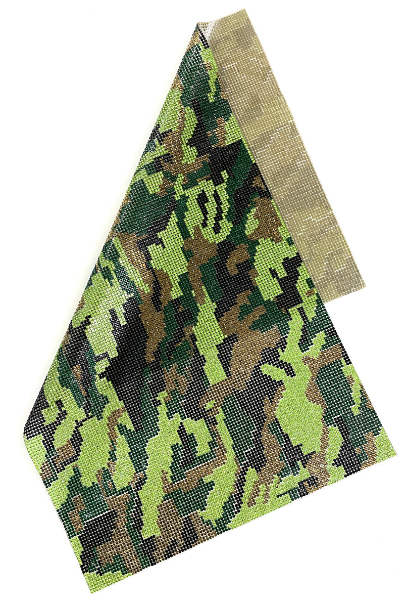 Hot-fix Camouflage Rhinestone Sheet 9 1/2 in x 15 1/2 in