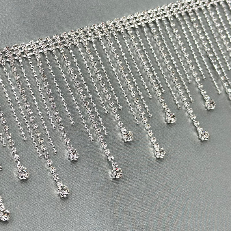 Rhinestone Fringe Drops end LA-290 by yard