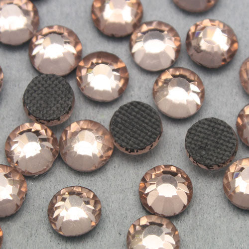 Lt.Peach LA Wings Hot-fix Rhinestones