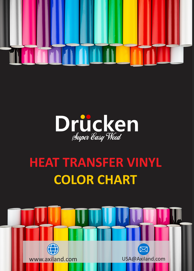 DRUCKEN HTV Colors & Instructions Catalogue