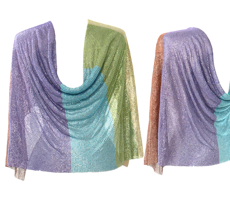 Rainbow Rhinestone Chainmail