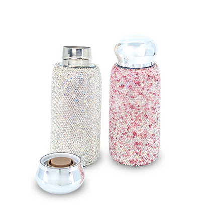 Sparkly Rhinestone Stainless Steel Water Bottle
