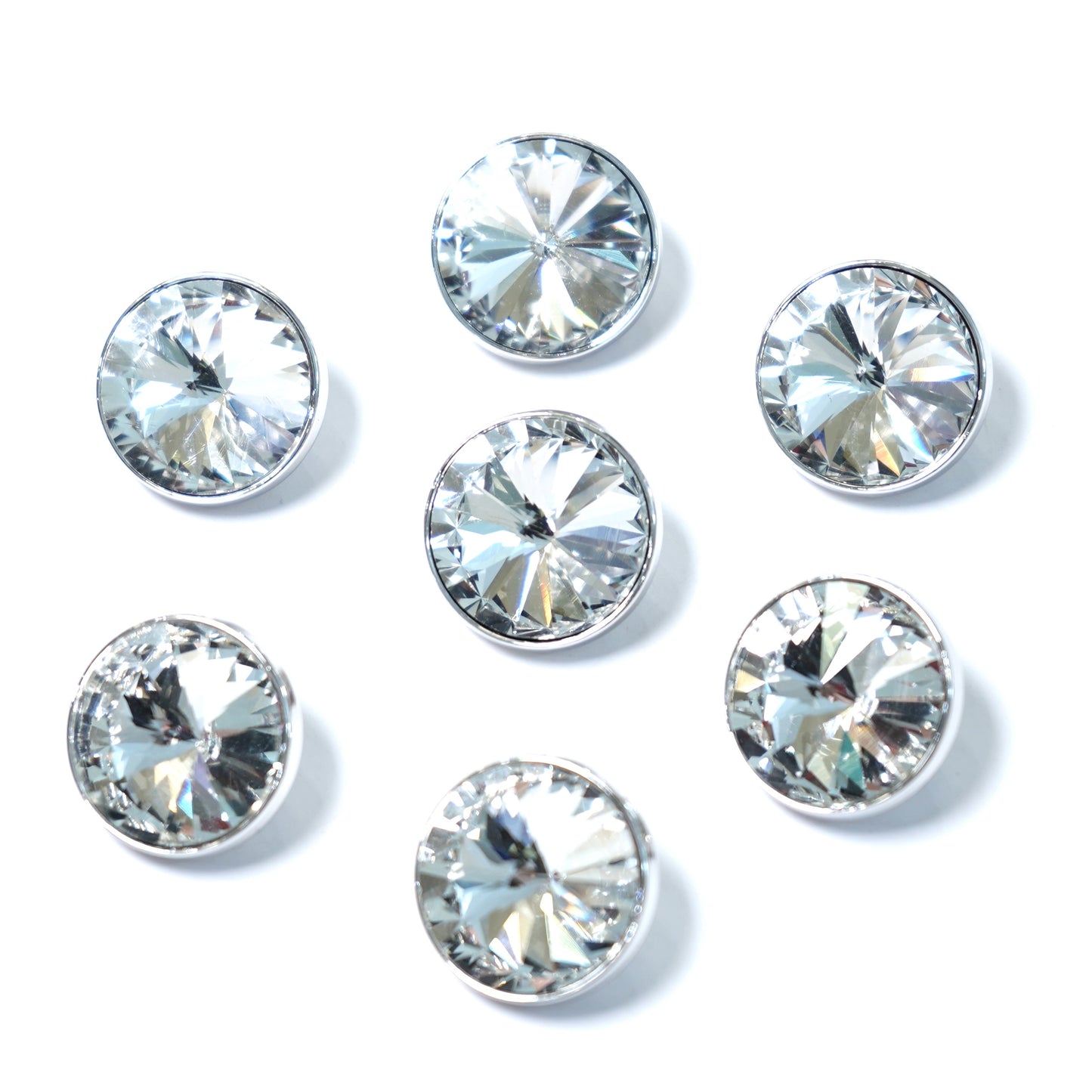 Rhinestone Round Button 19.87mm x 19.87mm 204-02