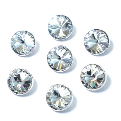 Rhinestone Round Button 19.87mm x 19.87mm 204-02