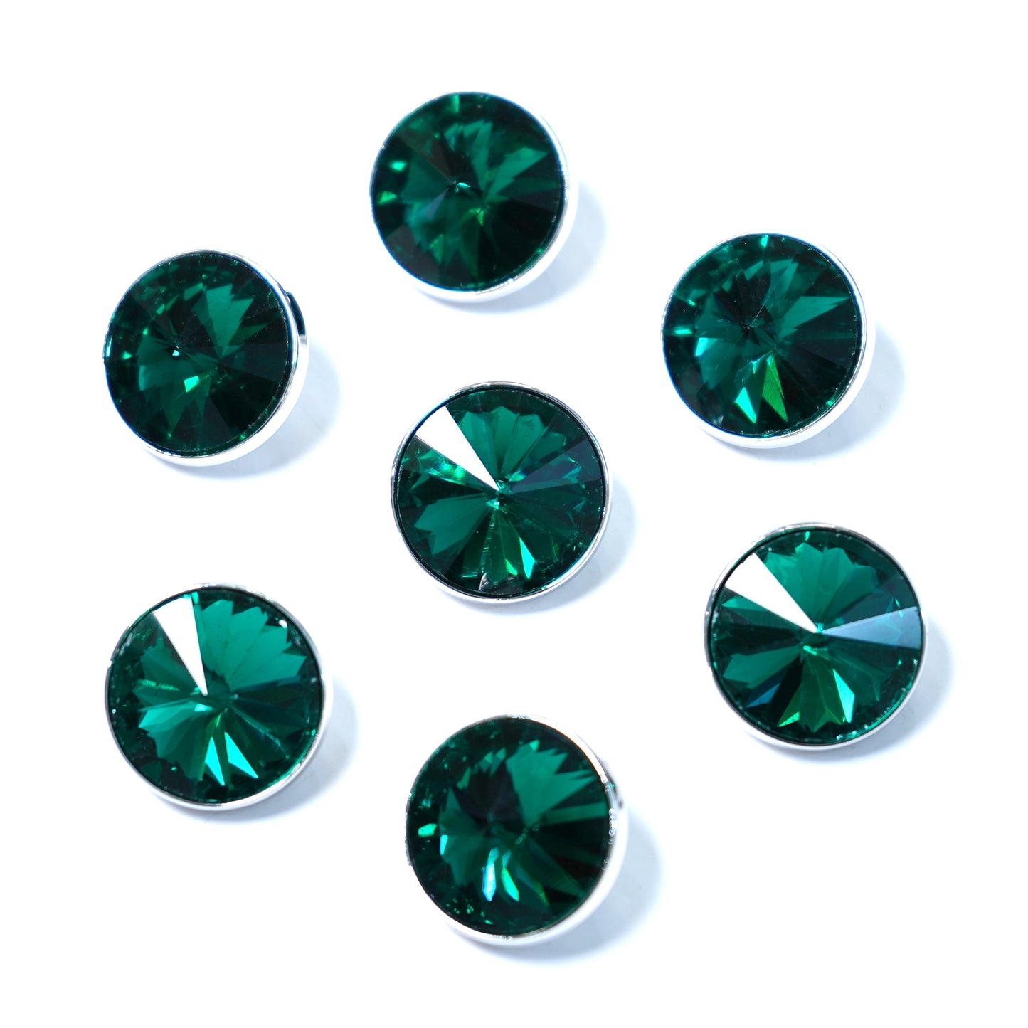 Rhinestone Round Button 19.87mm x 19.87mm 204-02