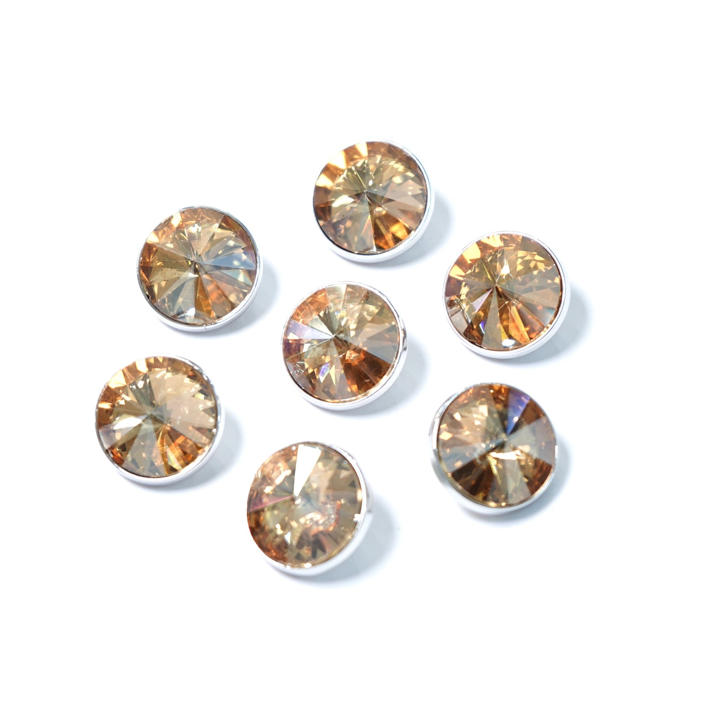 Rhinestone Round Button 19.87mm x 19.87mm 204-02