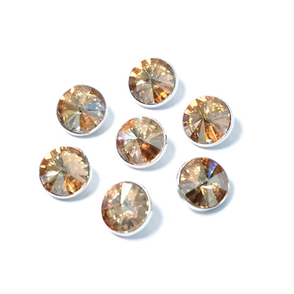 Rhinestone Round Button 19.87mm x 19.87mm 204-02