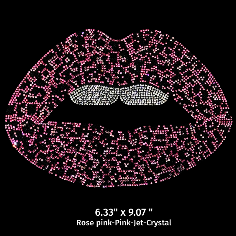21013 Pink Leopard Lips