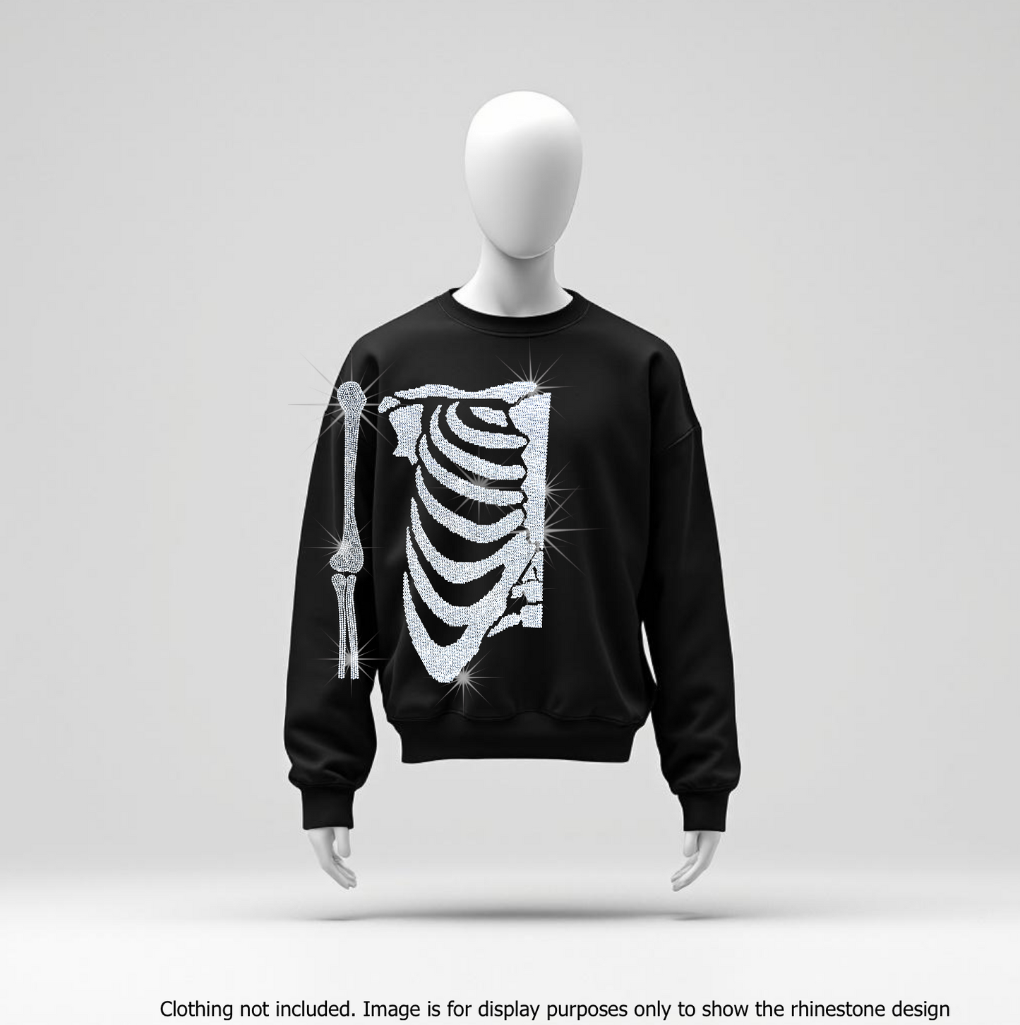 21087 Bone Rib Cage With Arms