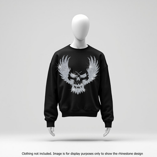 21091 Skull With Wings