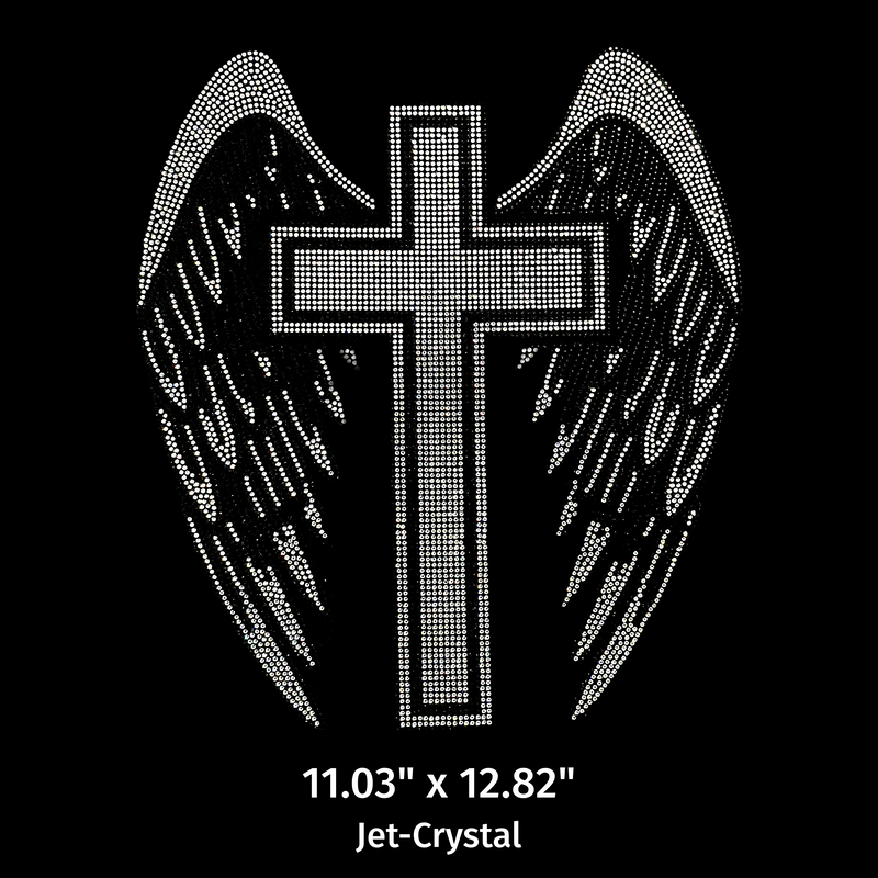 22012 Cross With Wings