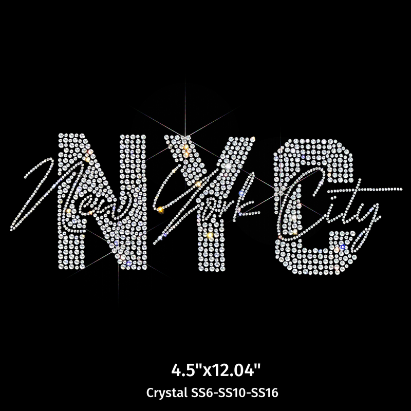 24017 NY City Text Multisize