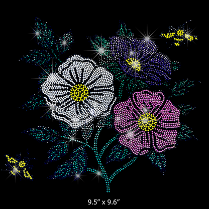 25004 Flowers Bees