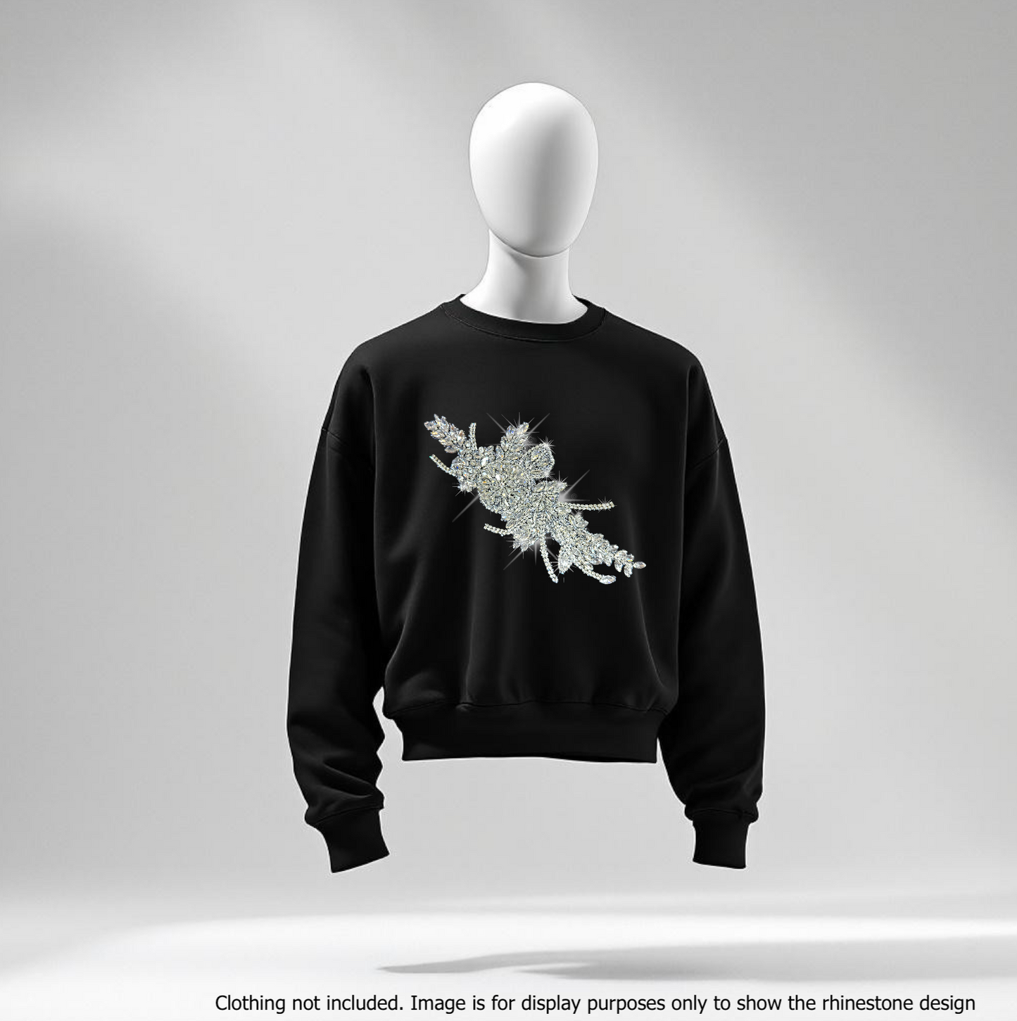 Rhinestone Flower Applique 25025