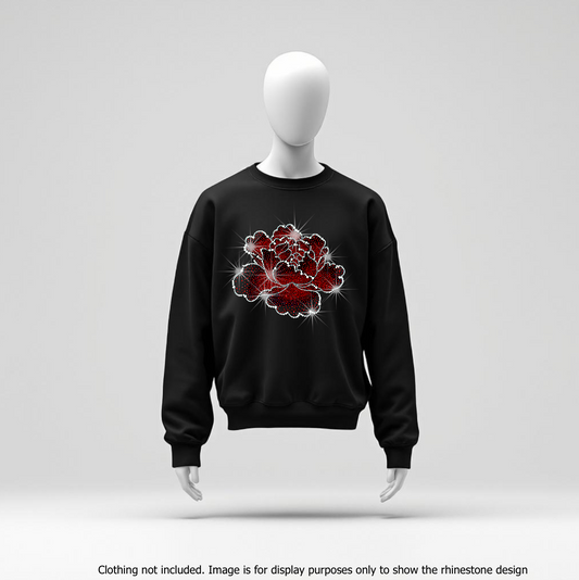 25029 Pearl Flower with Red