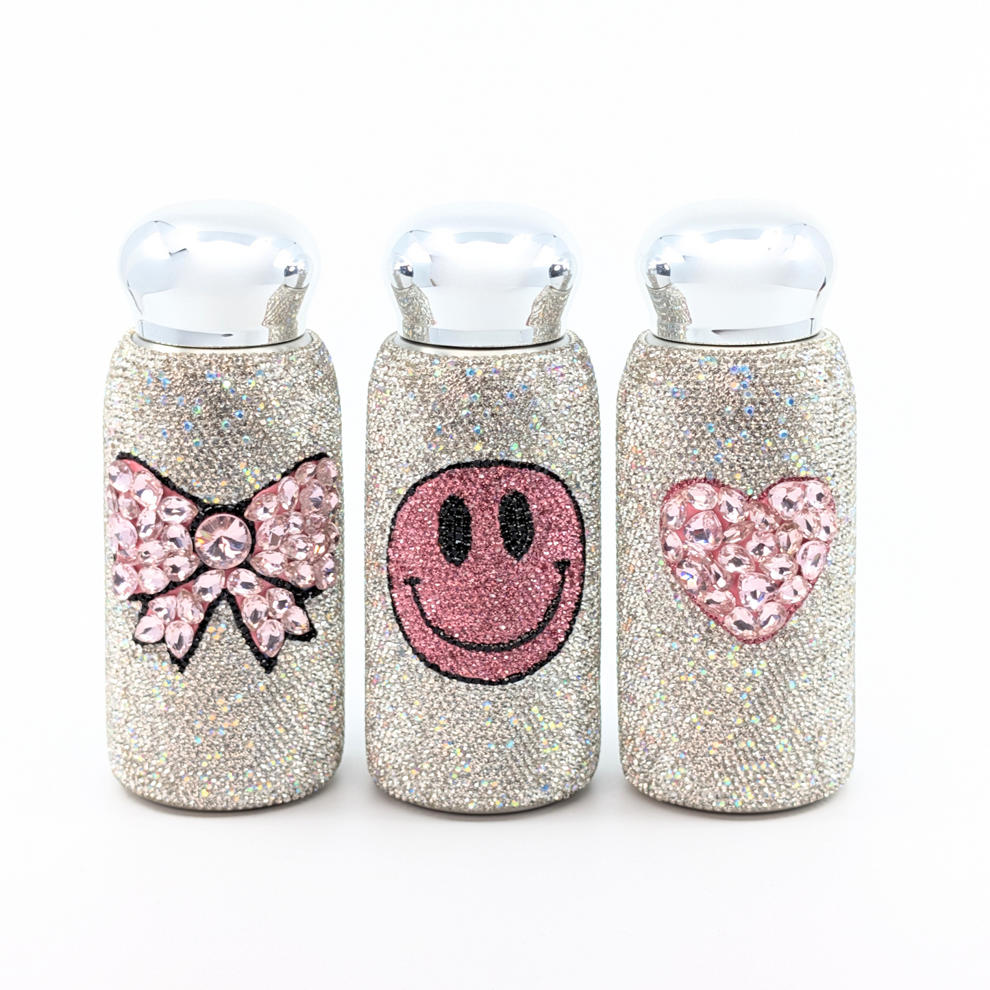 Sparkly Rhinestone Stainless Steel Water Bottle