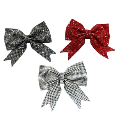 Rhinestones Bow sew on 2406