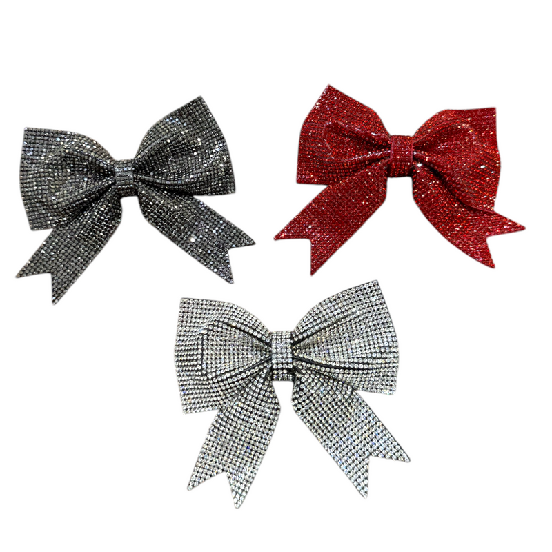 Rhinestones Bow sew on 2406