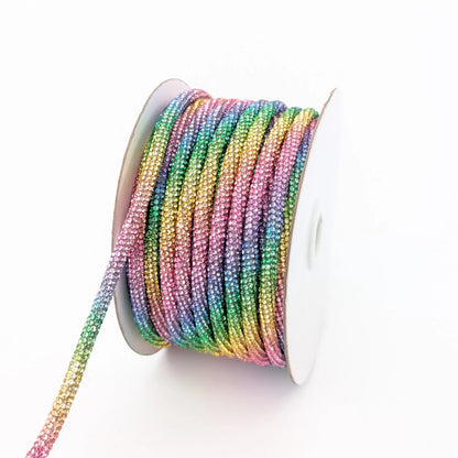 6MM Rhinestone Rope By Roll | 20 Yards